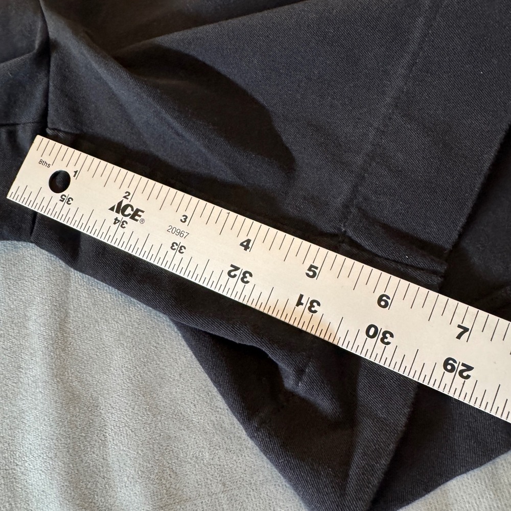 Boston Proper Womens Chino Shorts 6 Black Stretch Cotton Blend Preppy Classic - Picture 8 of 8